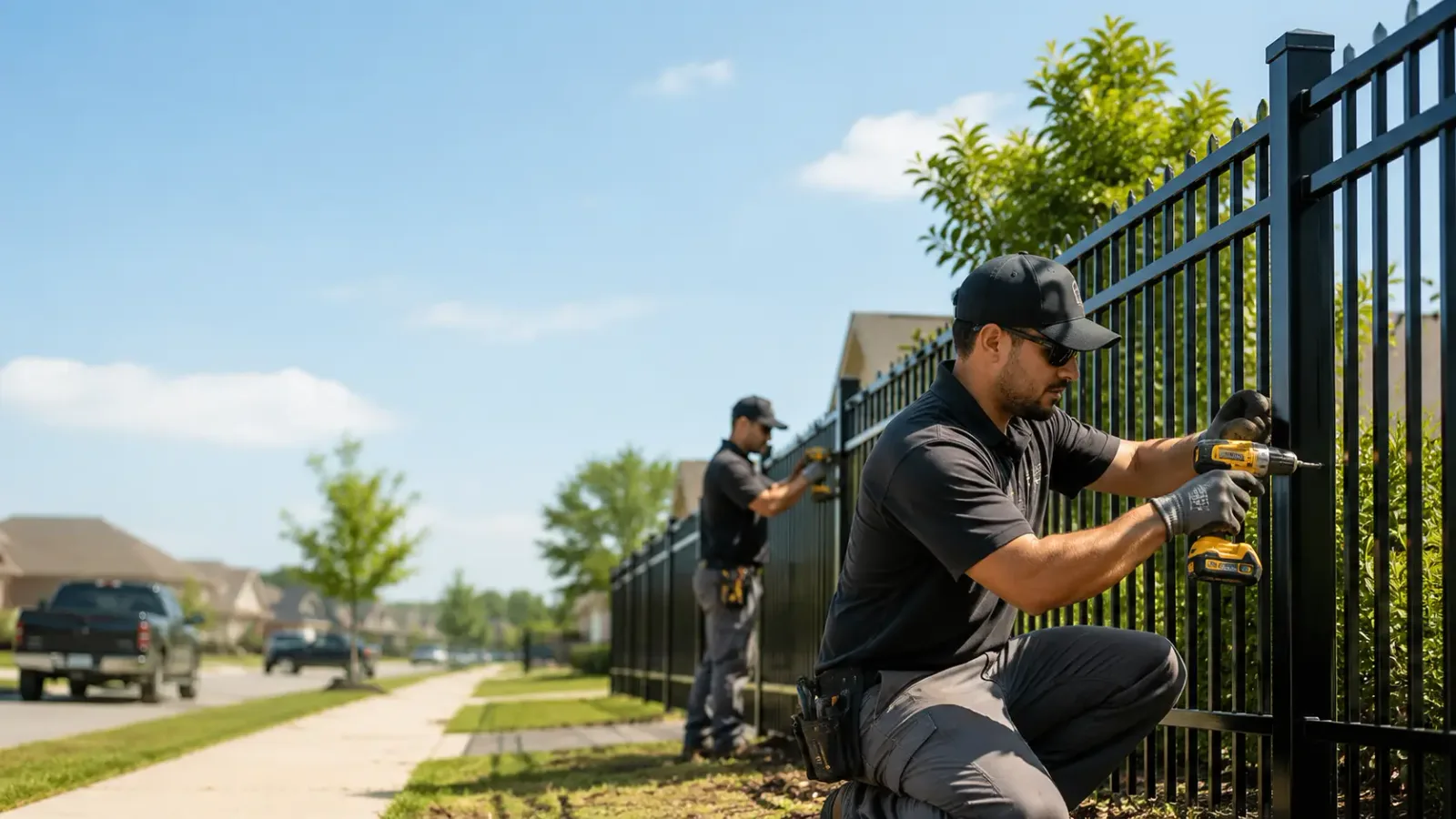 Metal Fence Installation in Woodville, TX